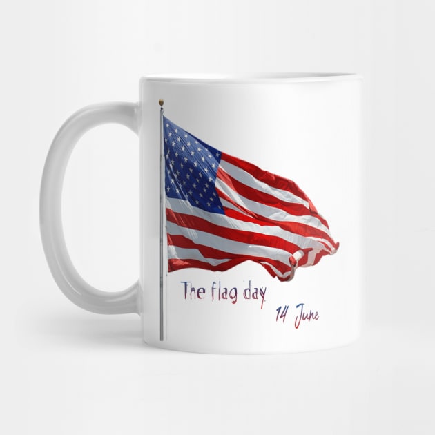 The American flag day by D_creations